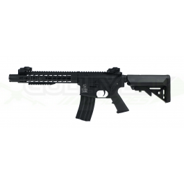 Réplique aeg longue Colt M4 Keymod blast AEG Black Full metal