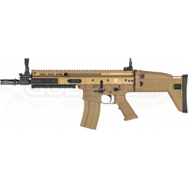 Réplique AEG de FN Scar-L Tan ABS pack complet