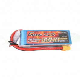 Batterie LI-PO Gens Ace 11.1v 45c 3s 2200mah XT60