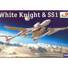 Maquette de navette spatiale "WHITE KNIGHT" et SS1 1/72