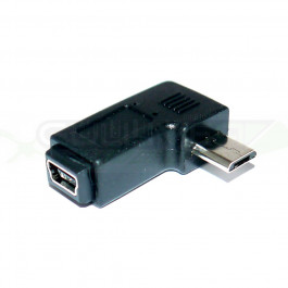 Adaptateur Mini USB vers Micro HDMI à angle droit