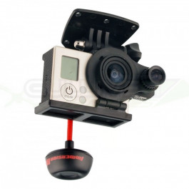 Support caméra Gopro + Caméra FPV + émetteur vidéo pour Phantom 1 et 2