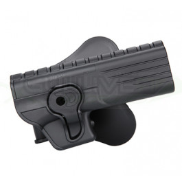 Holster noir rigide pour Glock 34