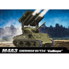 Maquette de M4A3 Sherman Calliope 1/35