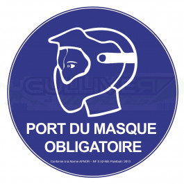 Panneau NF port du masque obligatoire