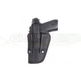 Holster souple noir ambidextre pour molle