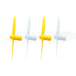 Hélices jaunes et blanches pour Hubsan q4 nano 