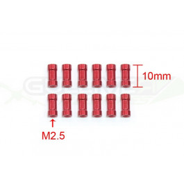 Entretoises 10mm M2,5mm pour Jumper 218 (12pcs)