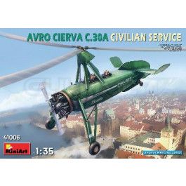 Maquette d'autogire Avro Cierva C030A service civil 1936 1/35