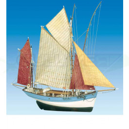 Maquette bois Marie Jeanne 1/50