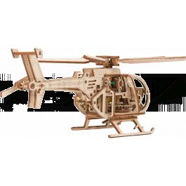 Puzzle mécanique bois Hélicoptère