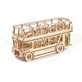 Puzzle mécanique bois Bus londonien