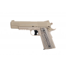 COLT M45A1 CO2 Tan culasse metal fixe 6mm 15bb's E=1j Max