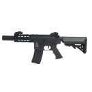 Réplique aeg longue Colt M4 Special Forces Mini AEG Black Full metal 1.2J /C4
