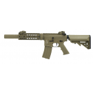 Réplique aeg longue Colt M4 Silent ops AEG Tan Full metal 1.2J /C4