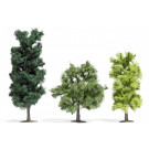 3 Arbres à feuilles miniatures