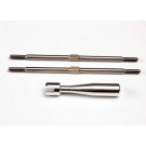 Turnbuckles, titanium 94mm (front tie rods) (2)/ billet aluminum wren