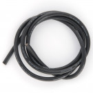 Cable silicone 10AWG (5,27mm²) noir - 1m