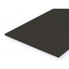 Plaques de polystyrène noires lisses 152x304x1.0mm Evergreen