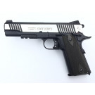 Réplique de colt 1911 rail gun co2 bicolore BK