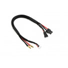 Cordon de charge / équilibrage - TRX 2-3S - Connecteur de charge 3S XH - Fil de silicium 14AWG - 30cm 