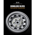 Gmade JANTES 1.9 SR04 beadlock wheels (Semigloss silver) (2)