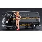 Maquette de combi VW Type 2 Van + figure 1/24