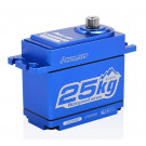 SERVO HD LW-25MG WATERPROOF ALU BLEU (25.0KG.0.14SEC)