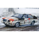 Maquette d'Audi Quattro Rally 1/24