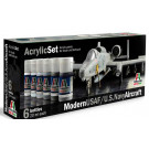 Set de peinture avion usaf/us navy Italeri