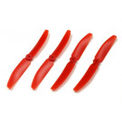 Hélices de remplacement Rouges pour Racer Kyosho (2xCW et 2xCCW)