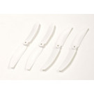 Hélices de remplacement Blanches pour Racer Kyosho (2xCW et 2xCCW)