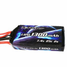 Batterie lipo 7.4V 25C 1300mAh pour Flamingo X-Rider