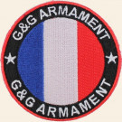 Patch G&G rond Bleu Blanc Rouge