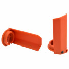 Protections amortisseurs RPM pour traxxas X-Maxx Orange (2pc)