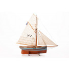 Maquette bois bateau Henriette Marie 1/50