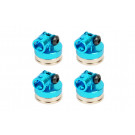 Supports carrosserie bleus aimantés (4 pièces)