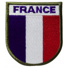 Patch brodé France autogrippant