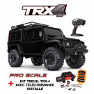 TRX-4 Land Rover Defender Noir avec treuil installé Traxxas