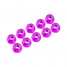 Ecrous 4mm Rose (x10)