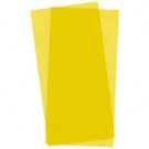 Plaques transparentes jaunes 150x300x0.25mm Evergreen