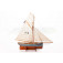 Maquette bois bateau Henriette Marie 1/50